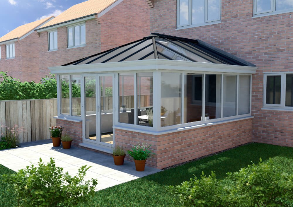 Conservatory with an Ultraframe Livinroof